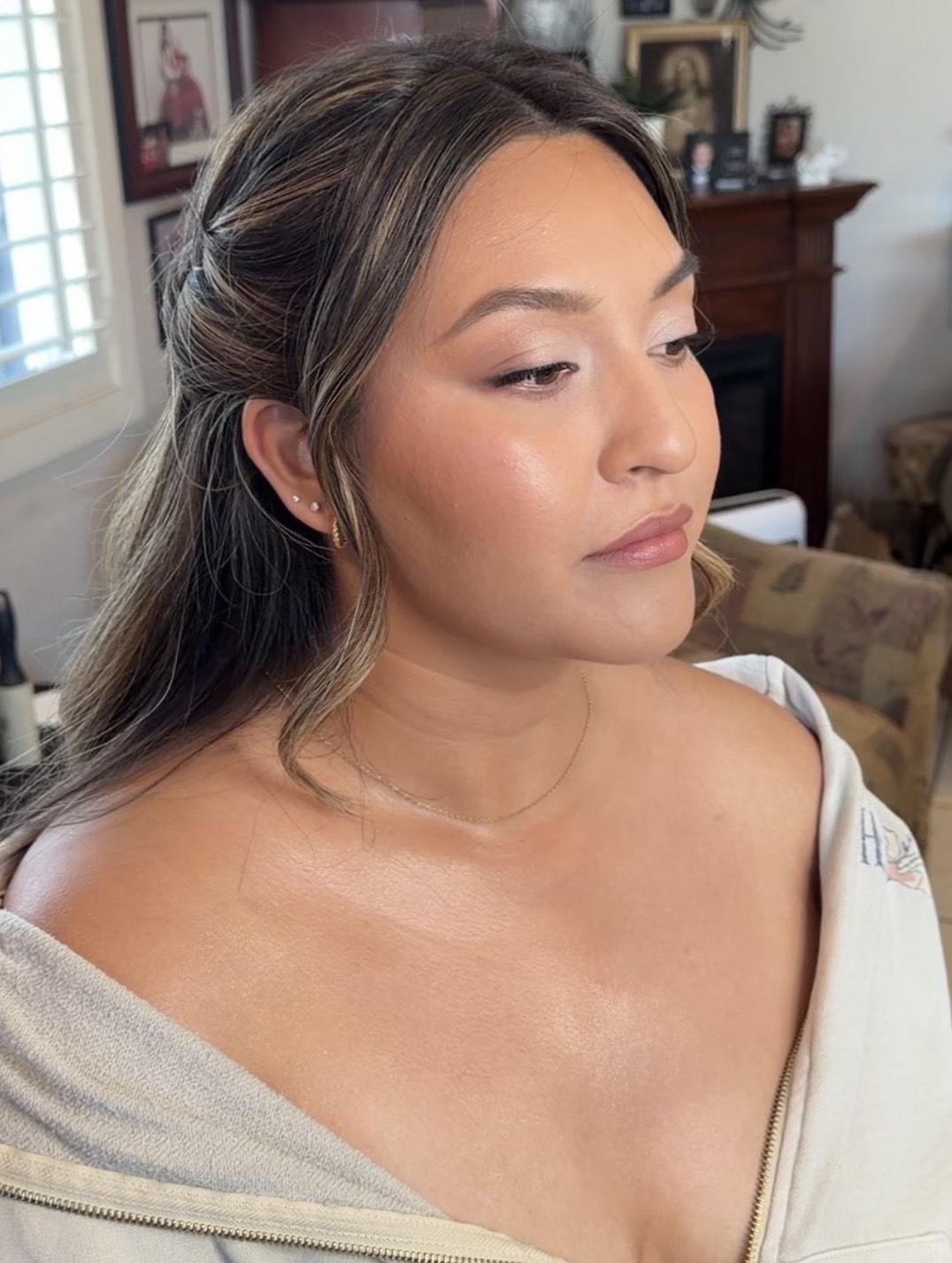 Bridal hair and makeup by Jazlyn Skin Lounge, San Diego