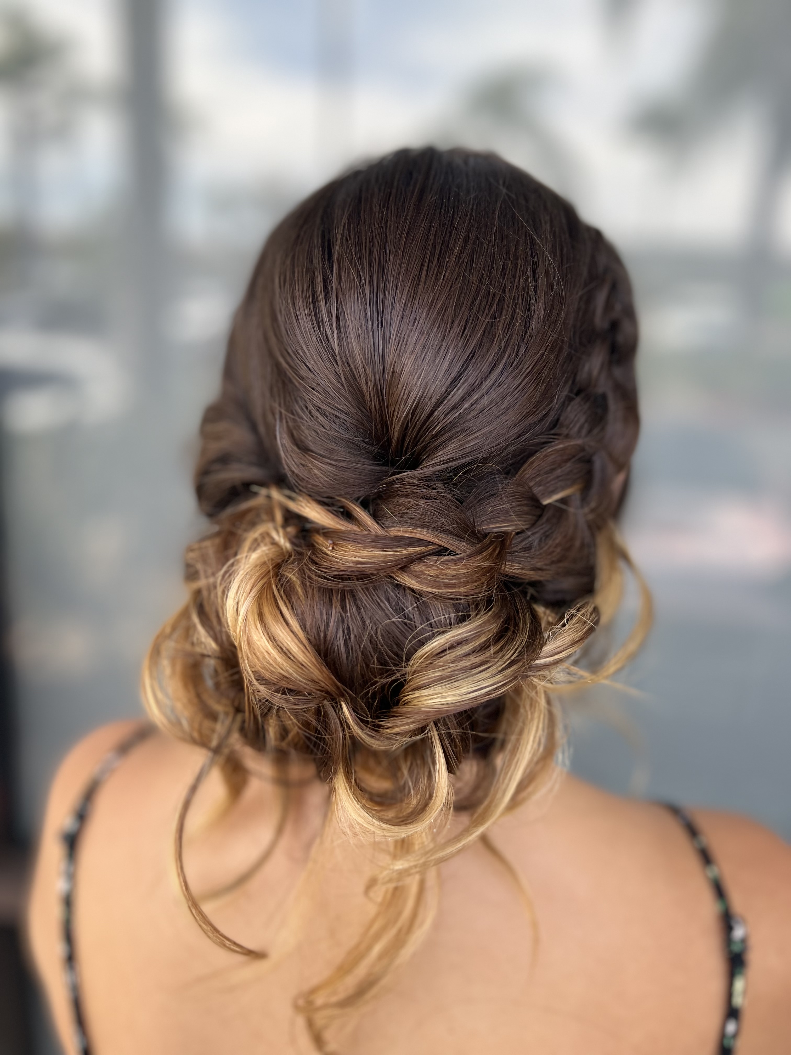 Braided updo by Jazlyn